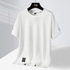 Cotton Men's T-shirt Short Sleeved Loose, Comfortable, Breathable Sports and Casual Solid Color Round Neck Summer Top