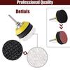 Набор из 240 штук 2-дюймовых шлифовальных дисков с подложкой для дрели, шлифовальной машины, роторных инструментов, с хвостовиками 1/8" и 1/4"