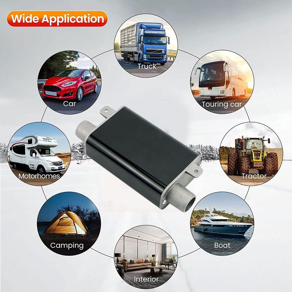 24 ММ Глушитель S-образный Воздушный Дизельный Парковочный Отопитель Выхлопная Труба Сплав Алюминия Малый Средний Большой Для Автомобиля Грузовика Кемпера Фургона