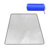 Silver Mat Aluminum Sheet for Winter Aluminum Mat Sheet X Aluminum Leisure Picnic Tent Car Storage Bag Included Camping, Thick, Heat-insulating,