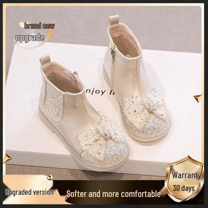 Девичьи кожаные ботинки Martin на велюровой подкладке 2025 - Модные короткие хлопковые ботинки для осени/зимы