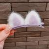 5 Pairs Soft Texture Rabbit Ears Hair Pin 3D Design 3D Hair Pin Hair Accessories  For Children
