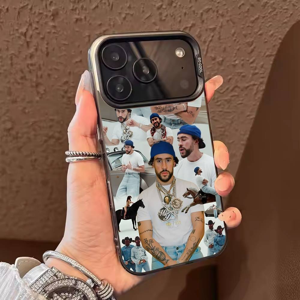 DTMF Debi Tirar Mas Fotos Bad Bunny Phone Case For iPhone 17,16,15,14,13,12,11,Pro Max,Plus black Candy Silver Cover