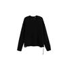 Unisex Oversized Cotton Knit Sweater With Skull Print Back Design Streetwear Style Fall 2025