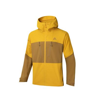 Куртка Water Shell Earth Shell 2.0 Hard Shell Водонепроницаемая уличная куртка с капюшоном Мужская куртка Желто-коричневая 952437607-2