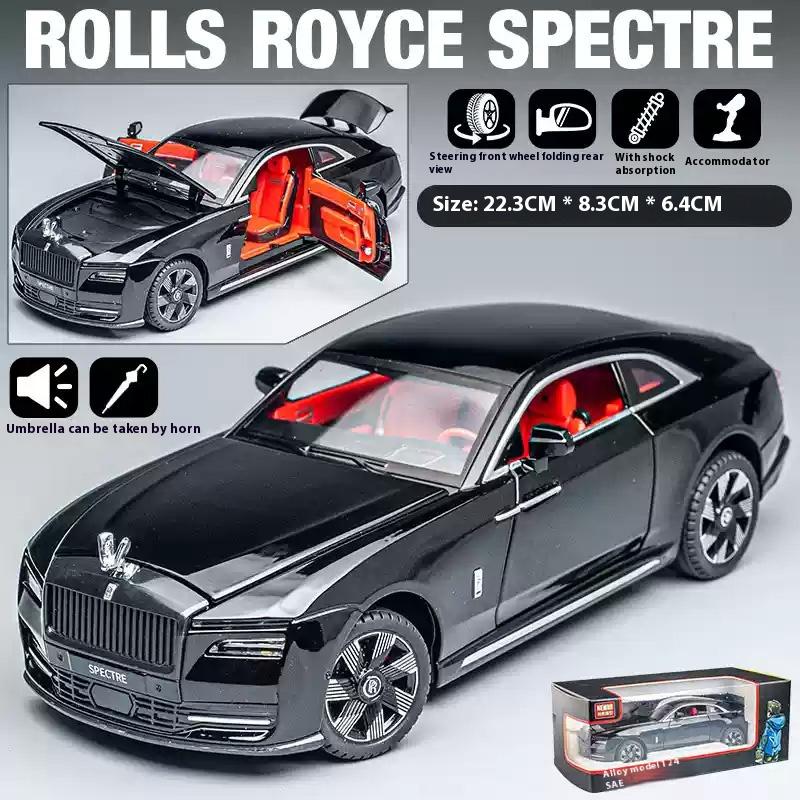 1/24 Scale Rolls Shining Alloy Model Toy Vehicle, Best Collection for Vehicle Enthusiasts, Christmas/Birthday Gifts