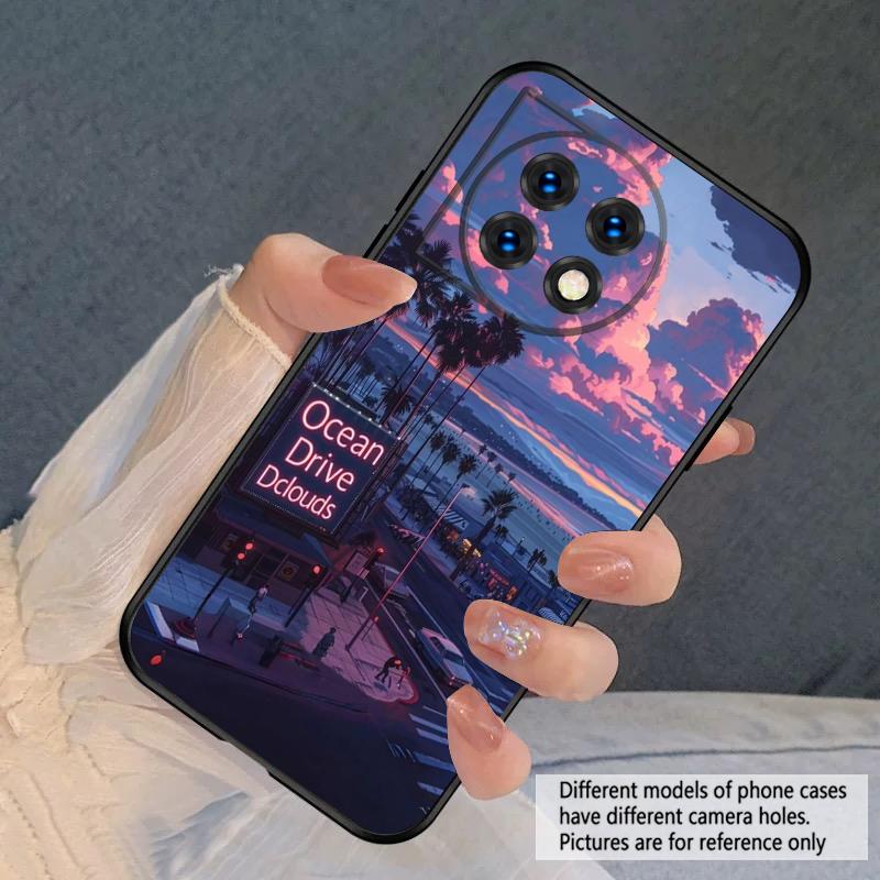 Закат Ся Улица Для Oneplus 8T 9 9R 10 Pro 11 12 13 13R 5G ACE 5 Nord2 4 CE 3 4 Lite N20 SE N200 силиконовый мягкий чехол для телефона