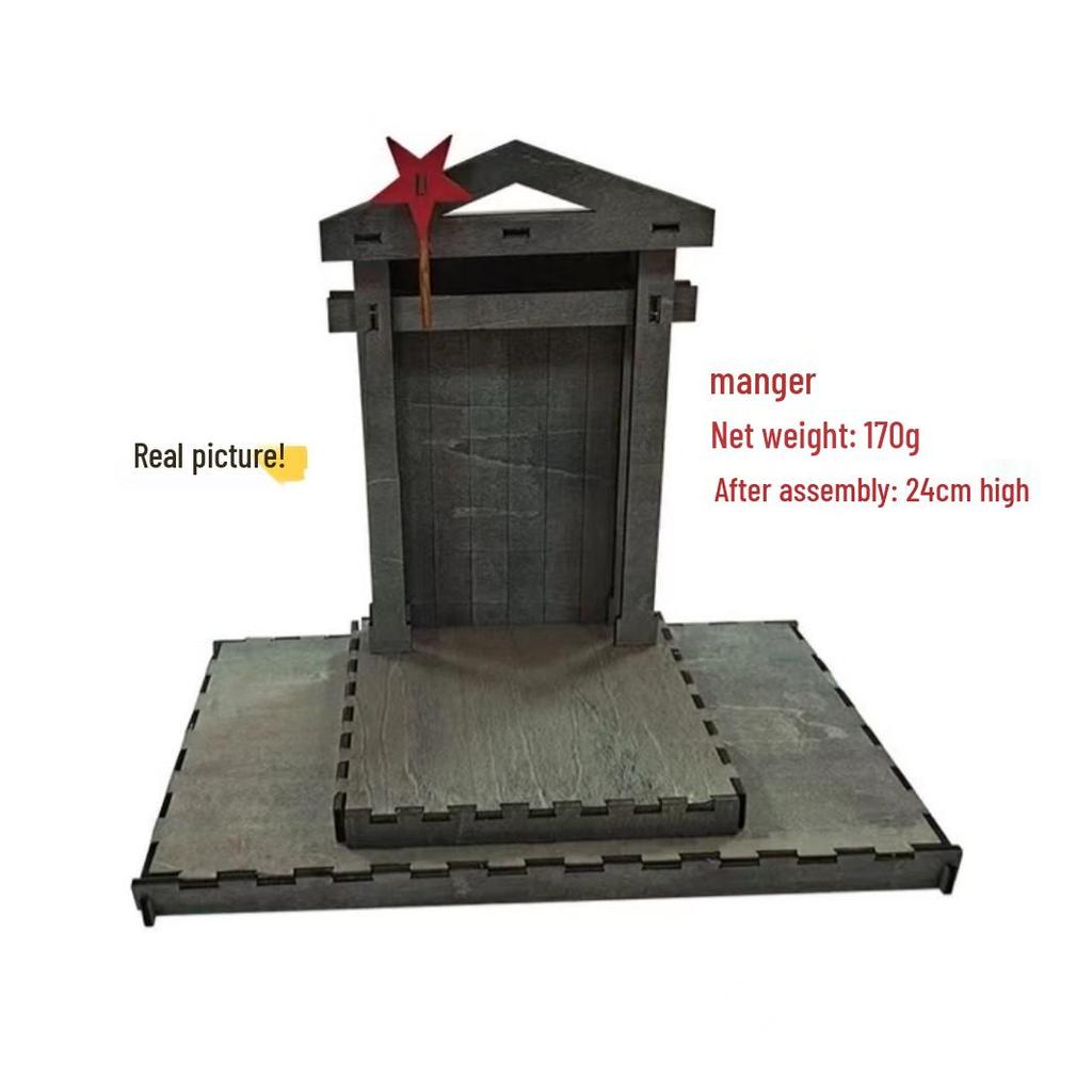 Настольное полимерное украшение «Рождественский вертеп»