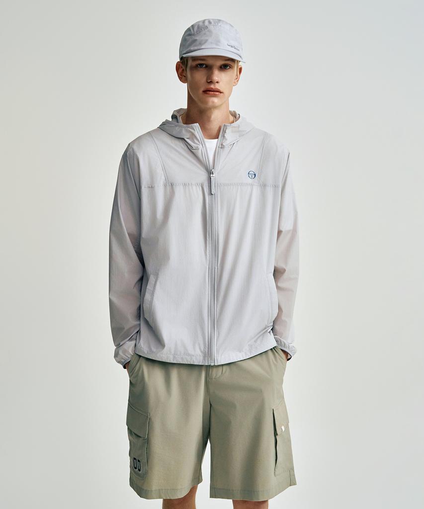 Мужская легкая тканая куртка Sergio Tacchini M Comfortcool (Л. Грей)