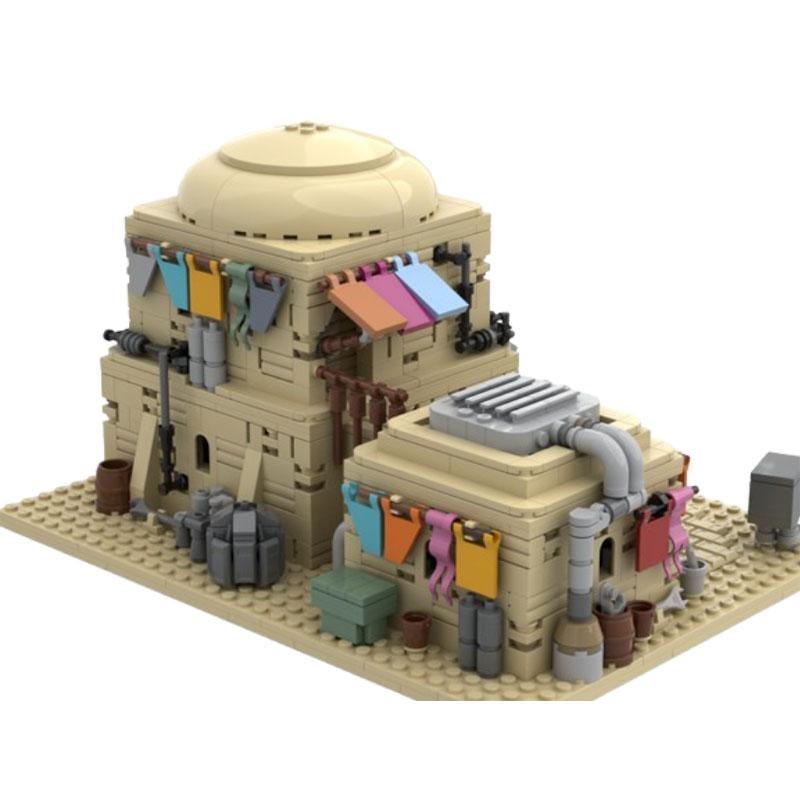 Товар MOC-99714 1203 детали Замок Мелкие Детали Строительные Блоки Сборка Образовательная Игрушка Модель Подарочный Набор Украшения