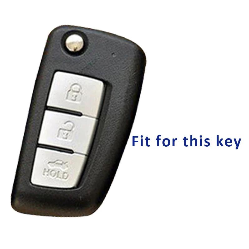 3-кнопочный TPU чехол для ключа Nissan Qashqai J11 X-Trail Juke Micra Murano Tiida Maxima Altima Pulsar, чехол-сумка для складного ключа автомобиля