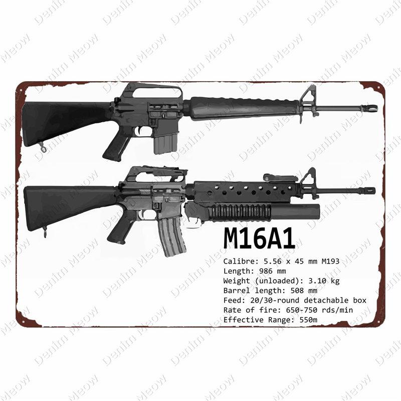 Винтажная металлическая табличка Узи, Плакат, Бар, Клуб, Кафе, Декоративная тарелка для комнаты, Жестяная картина с изображением винтовки, Для военных фанатов, Настенные наклейки