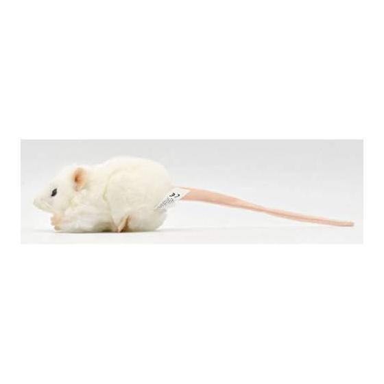 HANSA White Mouse No5576 12cm