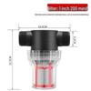 1-inch interface, 200-mesh filter
