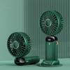 1200mah New Product Rechargeable Portable USB Hand Fan with Mobile Phone Holder Desktop Fan Neck Handheld Mini Fan