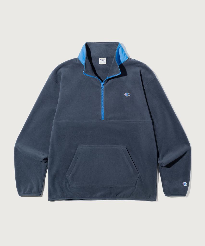 Champion Heritage Polartec Loose Fit Half Zip Fleece Navy