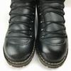 TREEME Forestry Protective Boots Made in Italy Leather Steel Toe Size 44 (Approx. 28.028.5cm) Black Work Leather/Forestry Civil Engineering(USED)