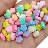 Hanmade Bracelet Necklace Macaron Color Jewelry Accessories Fashion Creamy Flower Beads DIY 100pcs Handmade Materials