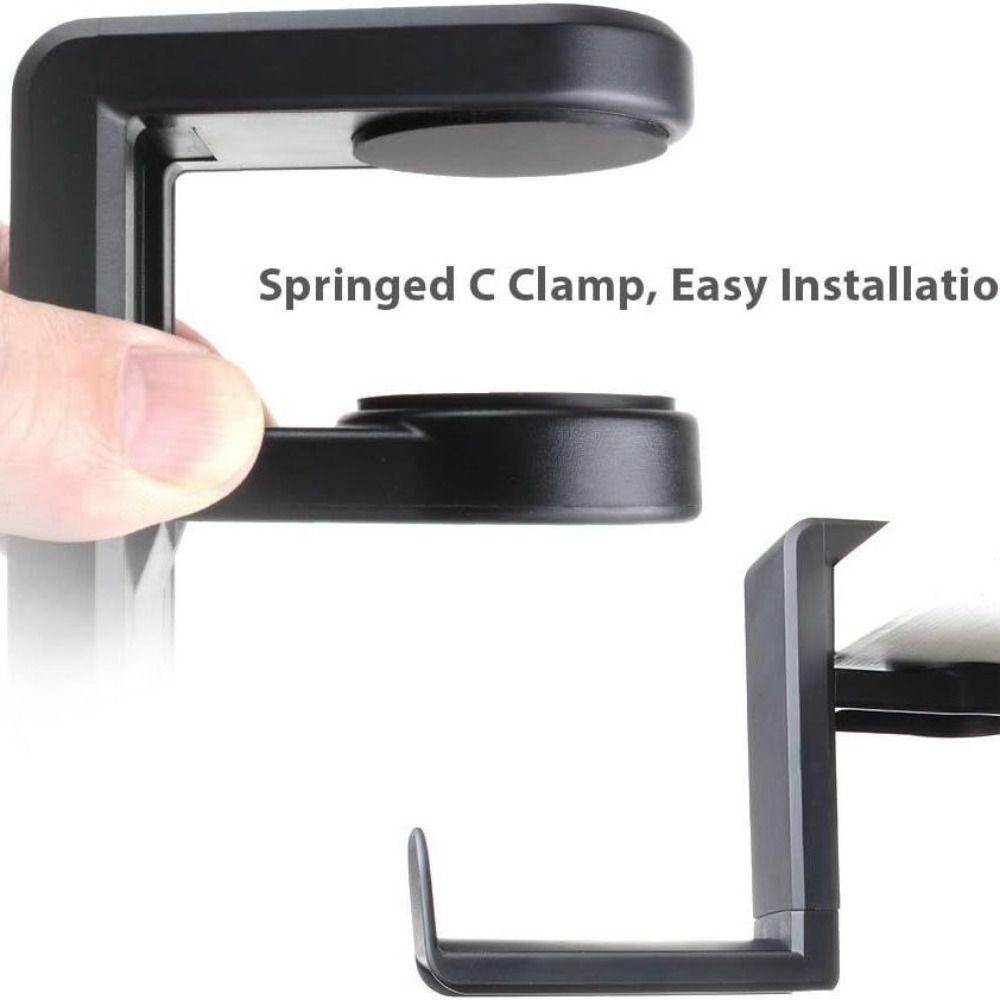 Вращающийся на 360° держатель для гарнитуры, крючок для наушников без сверления, настольная вешалка, крючок для контроллера наушников