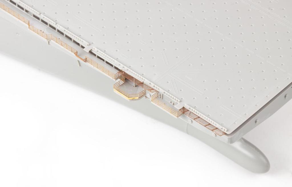 eduard Детали USS Wasp часть 4 Пластиковые детали модели EDU53321 1/350 LHD-1 Фототравление (для трубача) (Корабль)