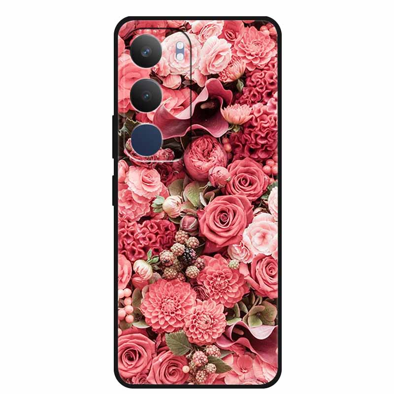 Чехол для Vivo Y19s 4G Y 19s 6.68" Мягкий силиконовый ТПУ чехол для телефона для Vivo Y19s Pro 4G Мультяшное животное Ударопрочный чехол Y19 s Pro 4G