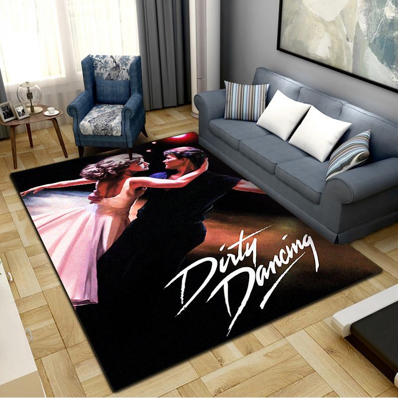 Dirty Dancing Carpet Rug for Living Room Bedroom Home Sofa Decoration,Kids play Non-slip Floor Mat