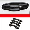 for Skoda Kodiaq NS7 2016~ 2017 Gloss Black Outer Door Handle Cover Protective Styling Stickers Trim Car Accessories Parts