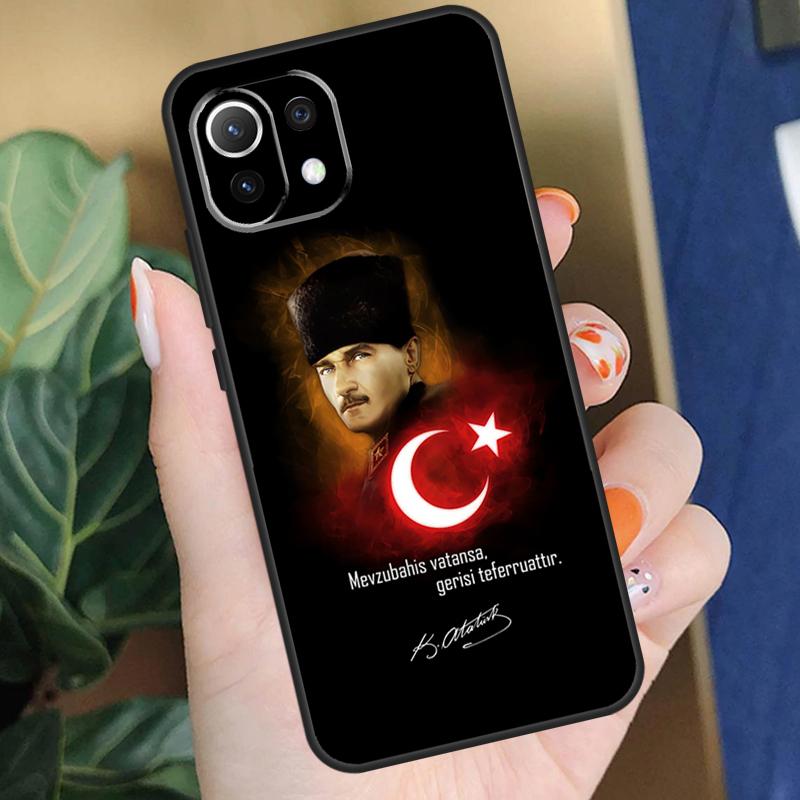 Турция Турецкий флаг Чехол для Xiaomi 15 14 Ultra 13T 14T 15T Pro 17 Pro Max POCO F8 F7 F5 F6 X5 X6 X7 Pro Чехол