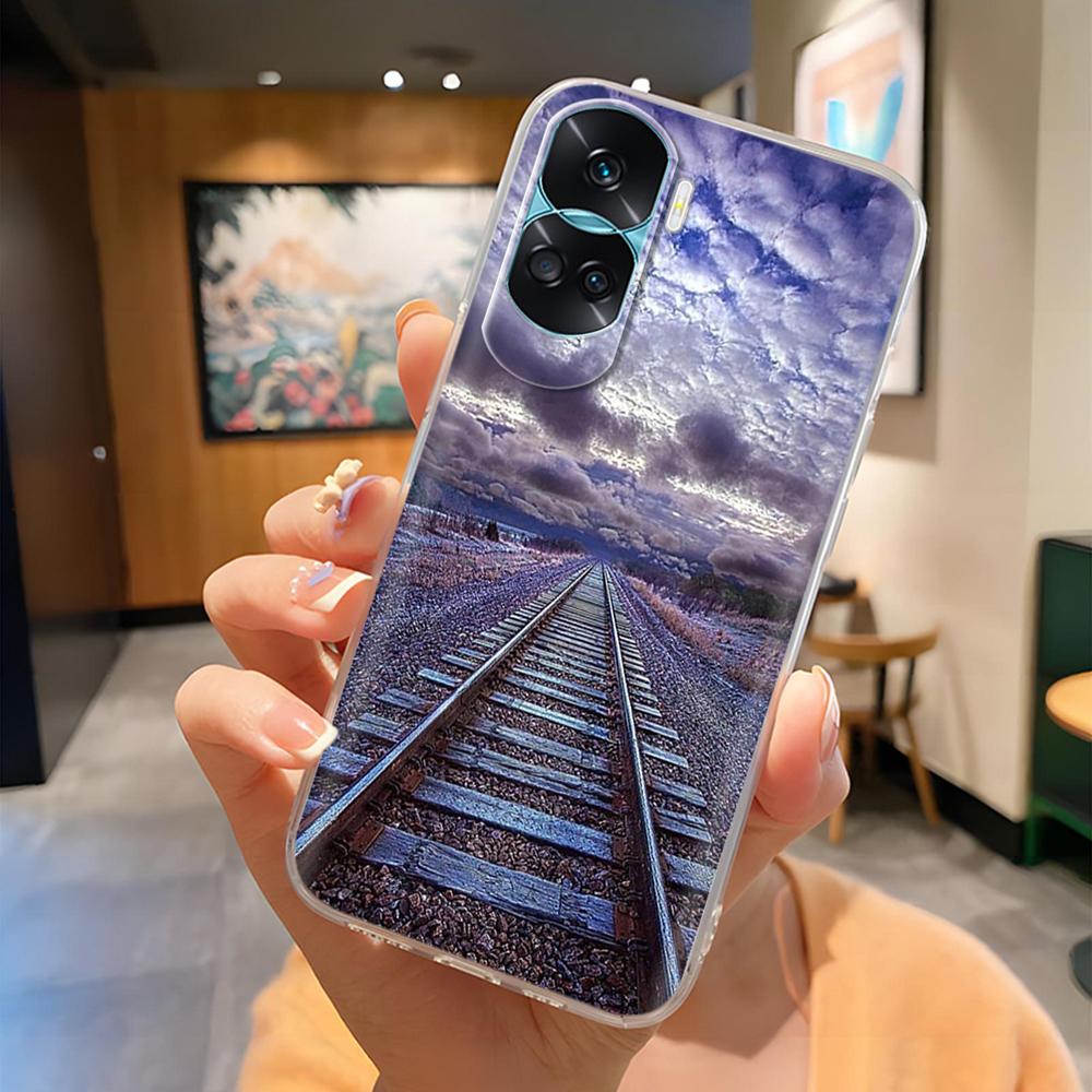 Мягкий силиконовый чехол для телефона Huawei Honor 90 lite, высококачественный силиконовый чехол Funda Honor90 lite, полноразмерная защита, задние крышки из ТПУ