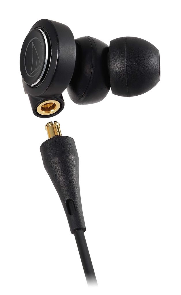 Наушники Audio Technica проводные канального типа Heavy Bass High Resolution совместимы с источниками звука высокого разрешения SOLID BASS Black ATH-CKS1100X