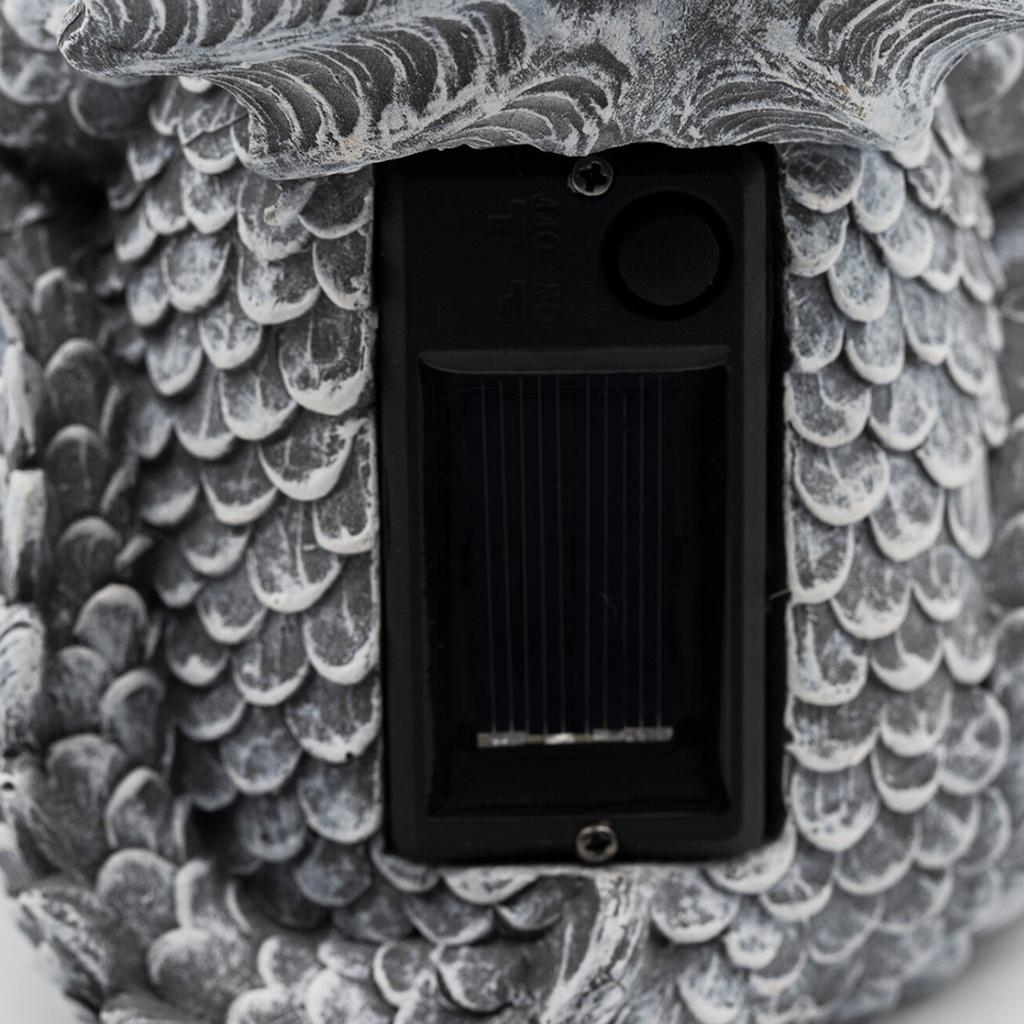 Лампа-Луна на солнечной батарее, Украшение для сада на открытом воздухе, Смола, Скульптура дракона, Орнамент, Ремесло, Художественный орнамент