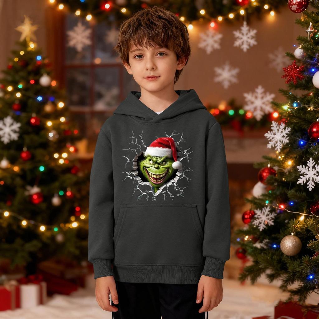 Christmas Sweatshirt Boys Girls Ugly Xmas Christmas Shirt Crewnek Toddler Long Sleeve Pullover Outfit Tops