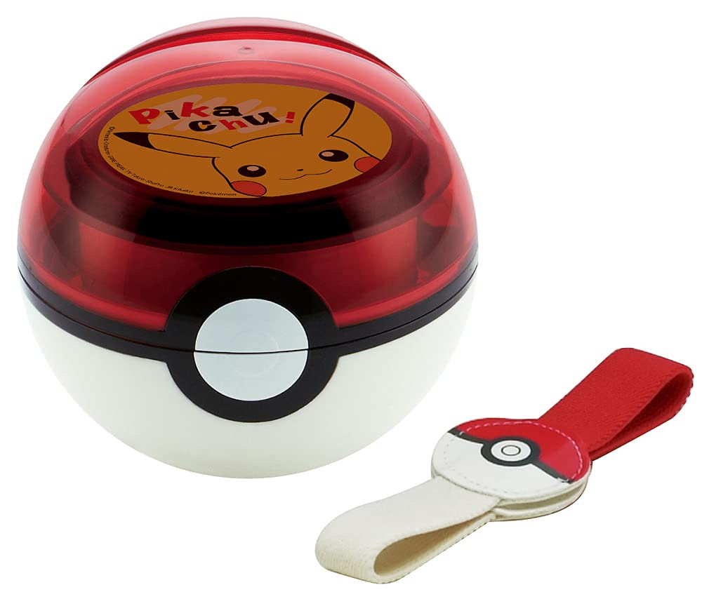 Skater Pokemon Monster Ball Lunch Pocket Monsters Lunch Small Item Container Box, Box, LMS3-A