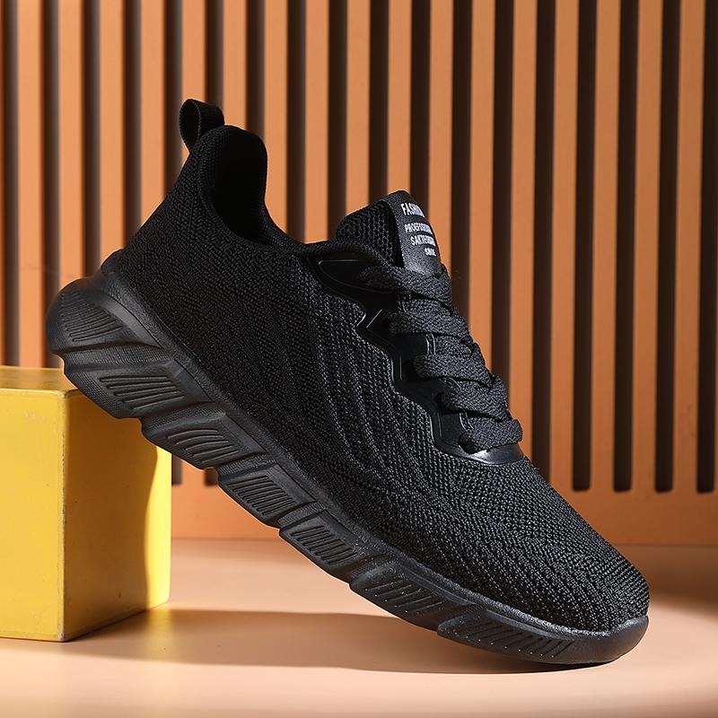 Fashion New Men's Shoes Breathable Casual Sneakers Summer White Running Shoes Lightweight Soft Sports Shoe for Male Large Size 35-45