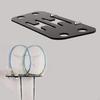 Badminton Racket Holder Acrylic Display Rack Wall Mounted for Gym Game Room Sport Organizer