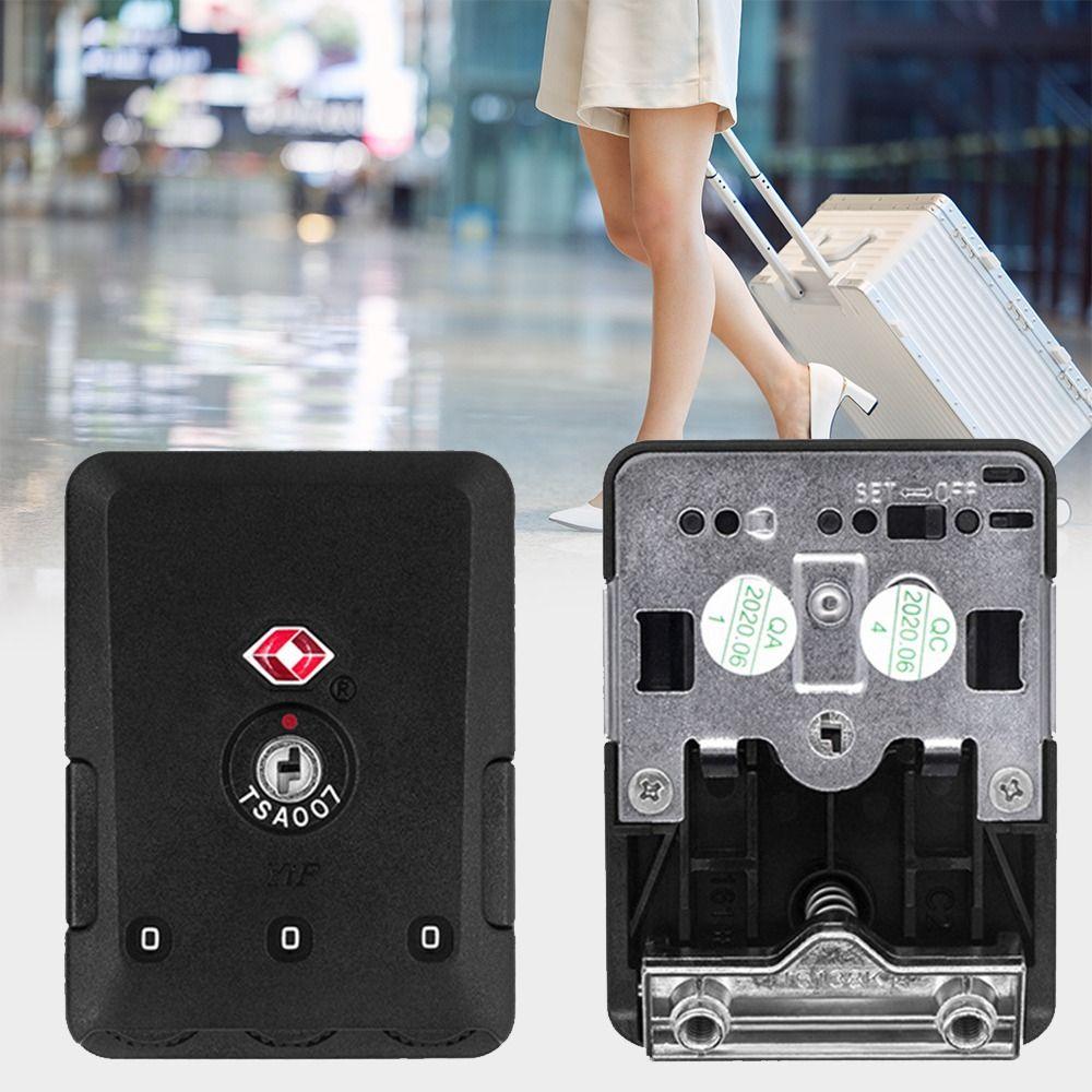 TSA 3-значный кодовый замок Инструмент безопасности Шкафчик Шкафчик Аксессуары для багажа