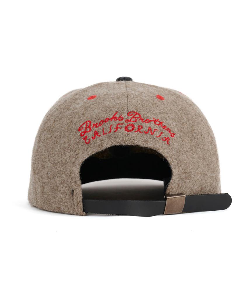 BROOKS BROTHERS [Bbxbd] Шерстяная фланелевая шляпа из Калифорнии (серый) (Bbacmmf511)