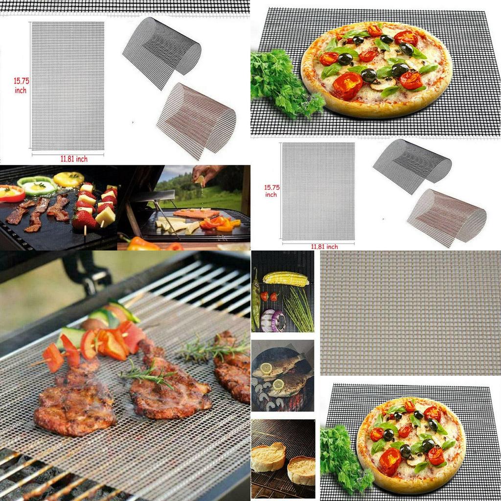 Прочный Антипригарный Коврик для Гриля BBQ для Бесшовного Приготовления и Выпечки