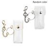 Chapstick Pouch Keychain Transparent Pvc Lipstick Holder For Outdoor