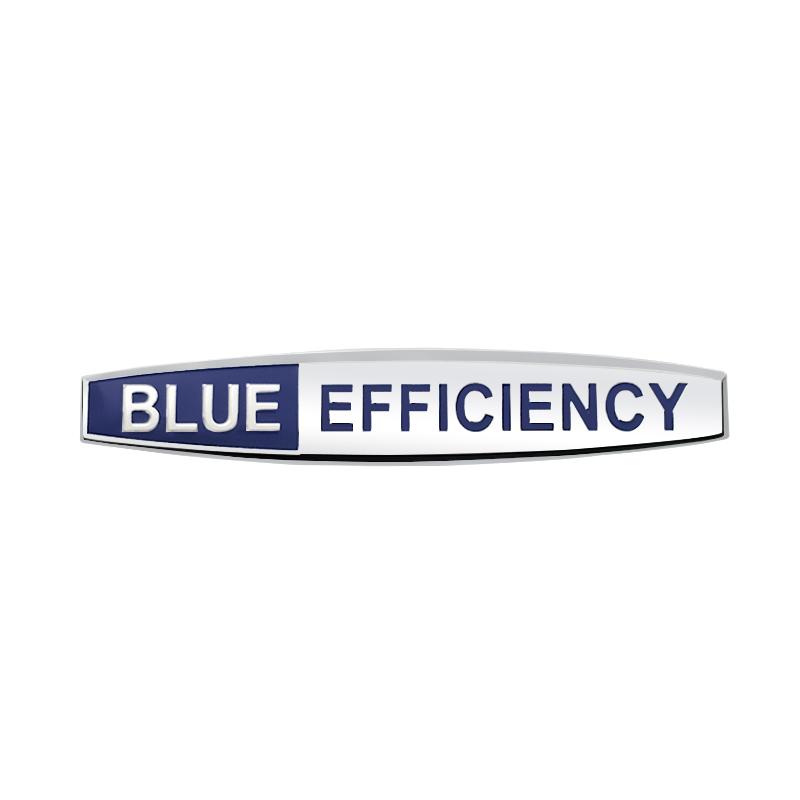 New 3D Aluminum alloy Blue Efficiency Emblem Badge Car Sticker Auto Decals Accessories For Benz Lorinser W203 W204 W211 W210 W124 TY4