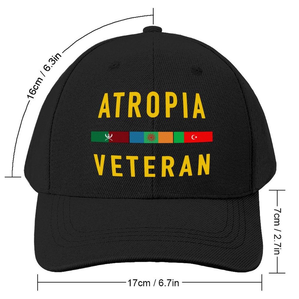 Бейсбольная кепка Atropia Veteran, черные спортивные кепки, новая женская кепка унисекс, кепка