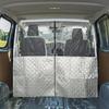 Ohbien Car Divider Curtain Transparent Double-Sided Zipper, Interior Partition, Open/Close Freely, Car Divider, Transparent