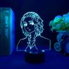 Токио Мстители Майки Токио Манджи Рисунок Светодиодный Ночник Аниме 3D Лампа Декор Спальни RGB Настольная Лампа Манга Лампара Для Детей Подарки