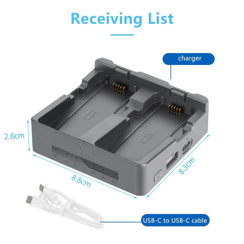 For Neo2 Battery Two-Ways Battery Charging Hub Portable Usb Battery Charger Case Power Bank Charger For Drone Accessories