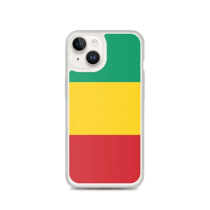 Coque Télephone Drapeau Guinée - iPhone 14