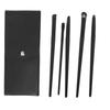 5pcs Eyeliner Smudge Makeup Brush Professional Soft Eye Cosmetic Angled Brush Kit for Home