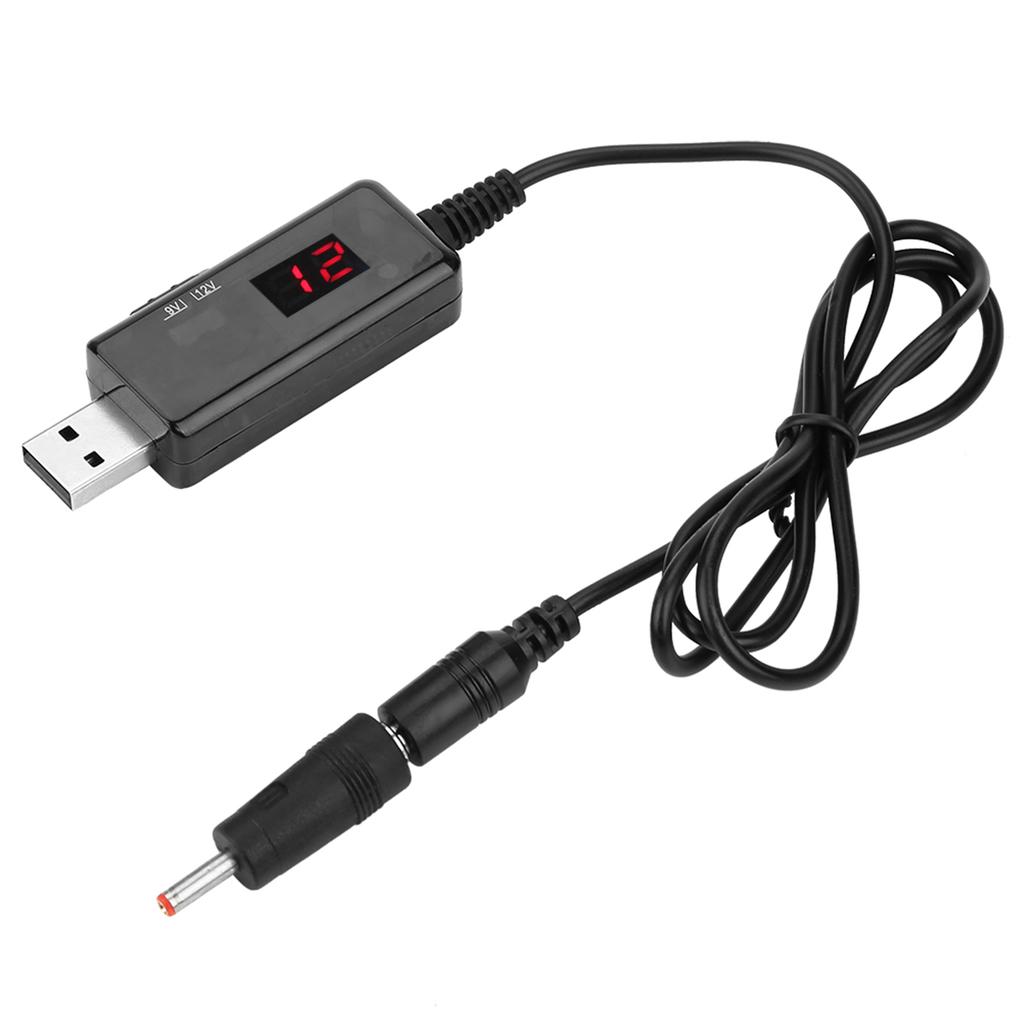 USB к DC Повышающий кабель Маршрутизатор Повышающий преобразователь напряжения Дисплей 9В12В