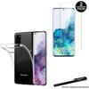 2 Transparent Tempered Glass Protective Films + 1 Protective Case for Samsung Galaxy S20 Ultra with Stylus Toproduits®