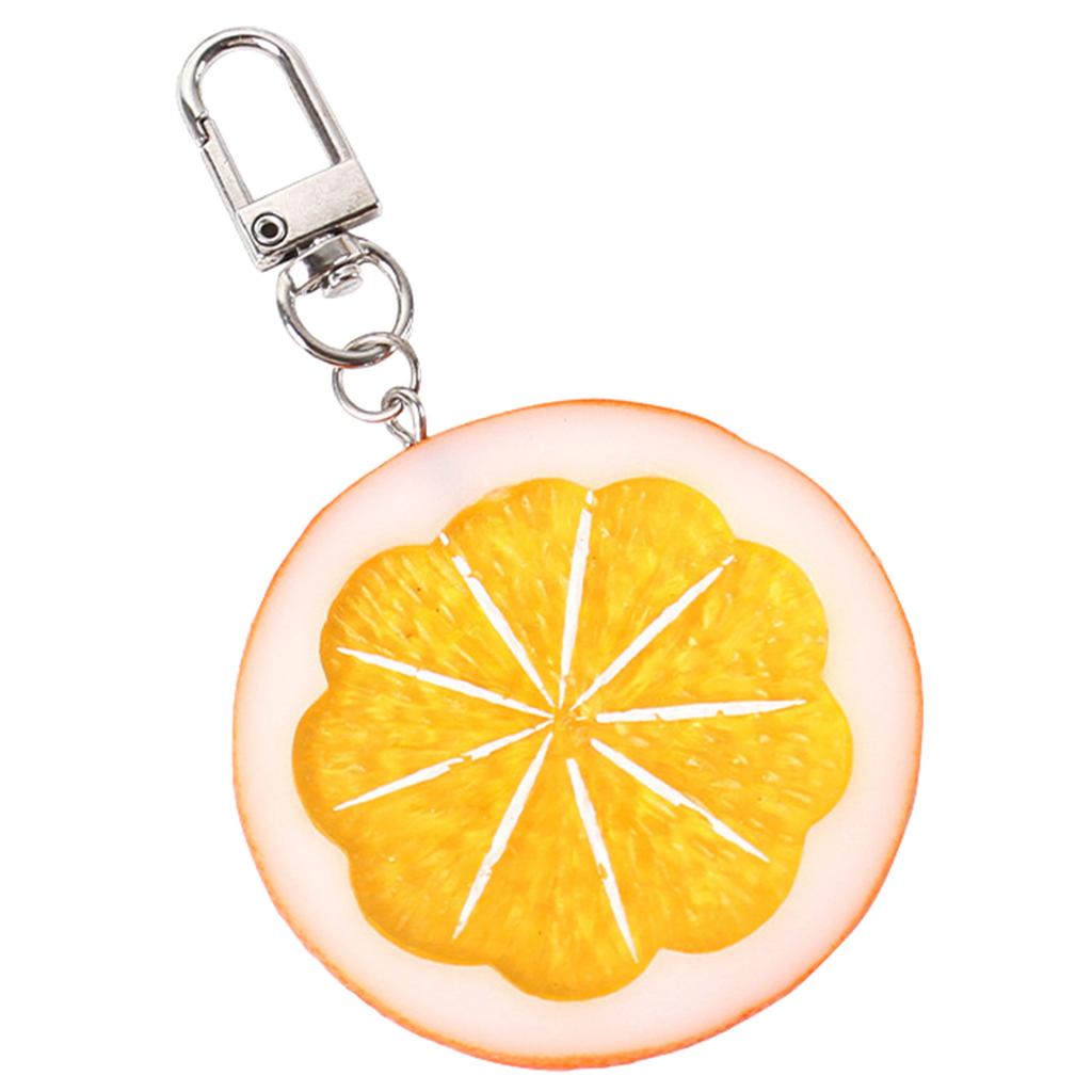 Брелок для ключей Lemon, сумка, подвеска, имитация фруктов, брелок для ключей, сплав, модель фруктов, кулон, брелок, ювелирные изделия, подарок, модный аксессуар