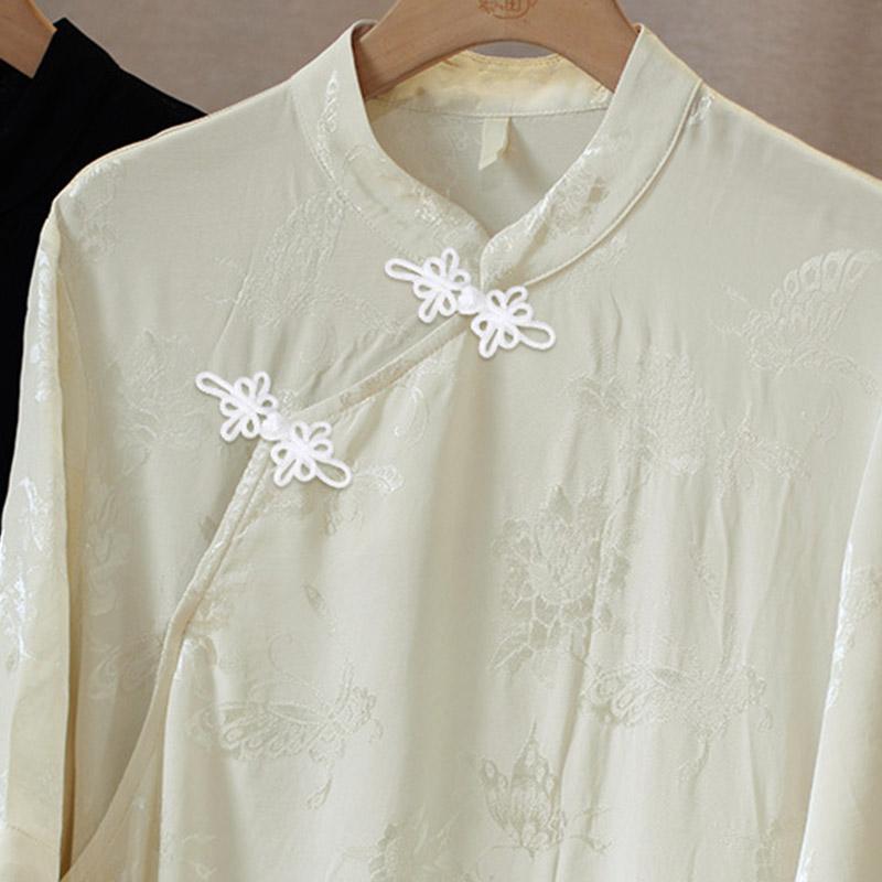 1 шт., застежка-лягушка в китайском стиле, пряжка Cheongsam, пряжка ручной работы, пуговица для одежды в виде стрекозы